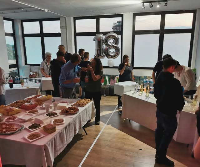 Buffet allestito per un diciottesimo compleanno